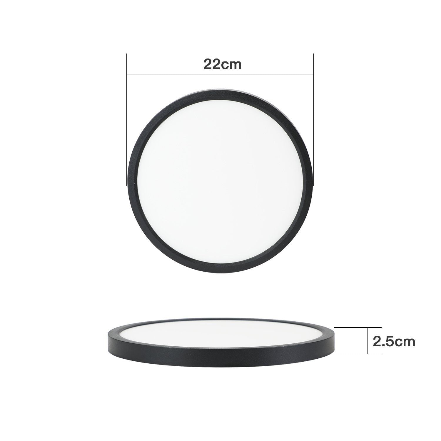 ZMH Lampada da soffitto a LED IP44 per soggiorno e corridoio - Illuminazione