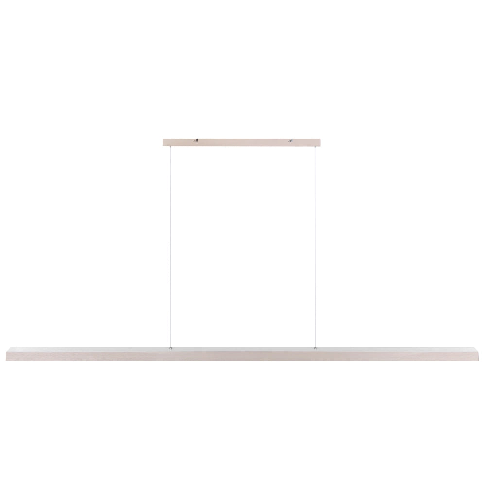 Lampada a sospensione lineare a LED in metallo rame 180 cm stile industriale forma minimalista
