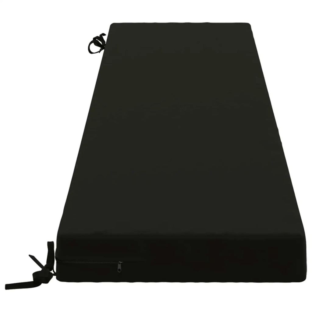 Cuscino per panchina SOEST 100% Poliestere Nero 200 x 40 x 8 cm 950096