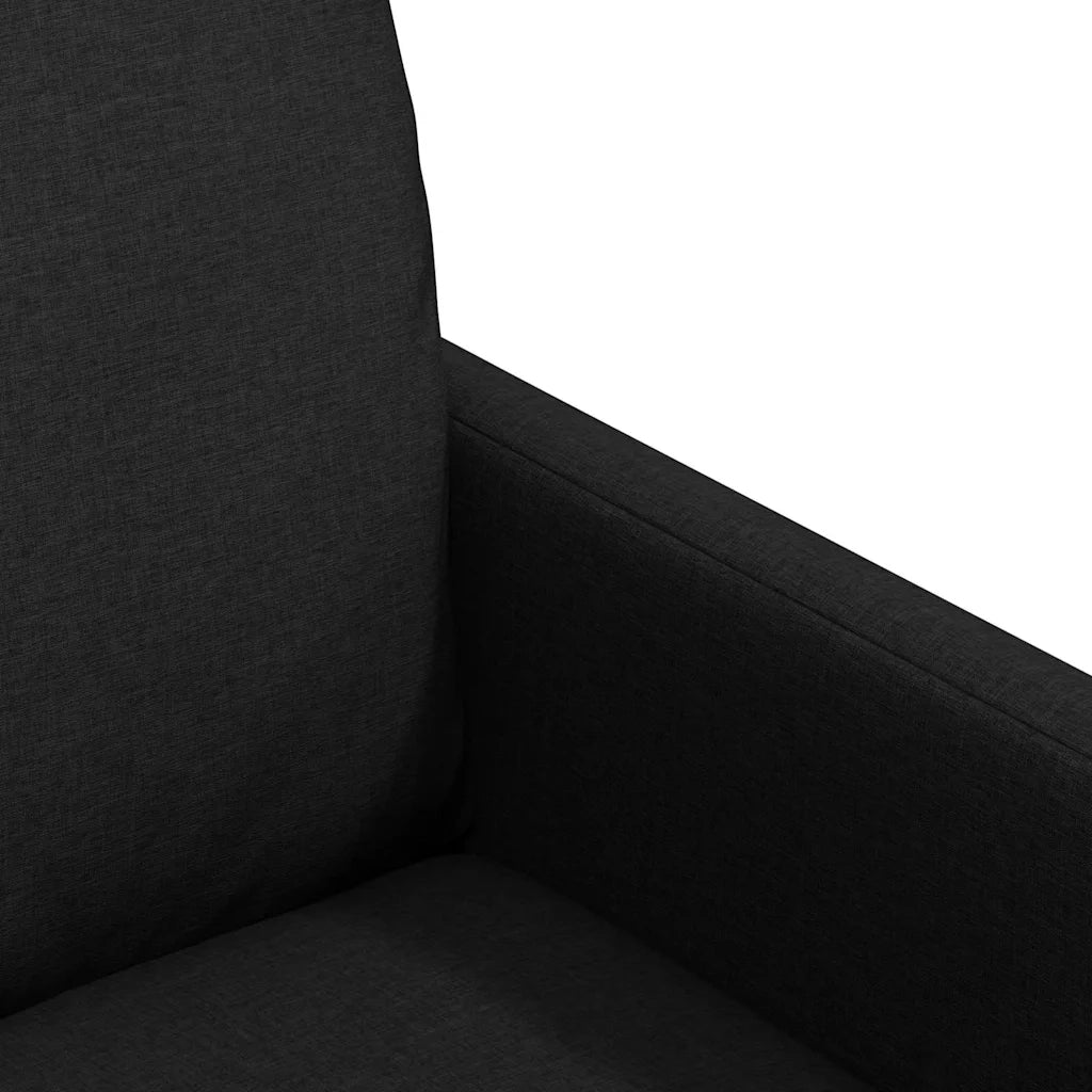 Sedie da pranzo 2 pcs Nero 57 x 67 x 98 cm Tessuto