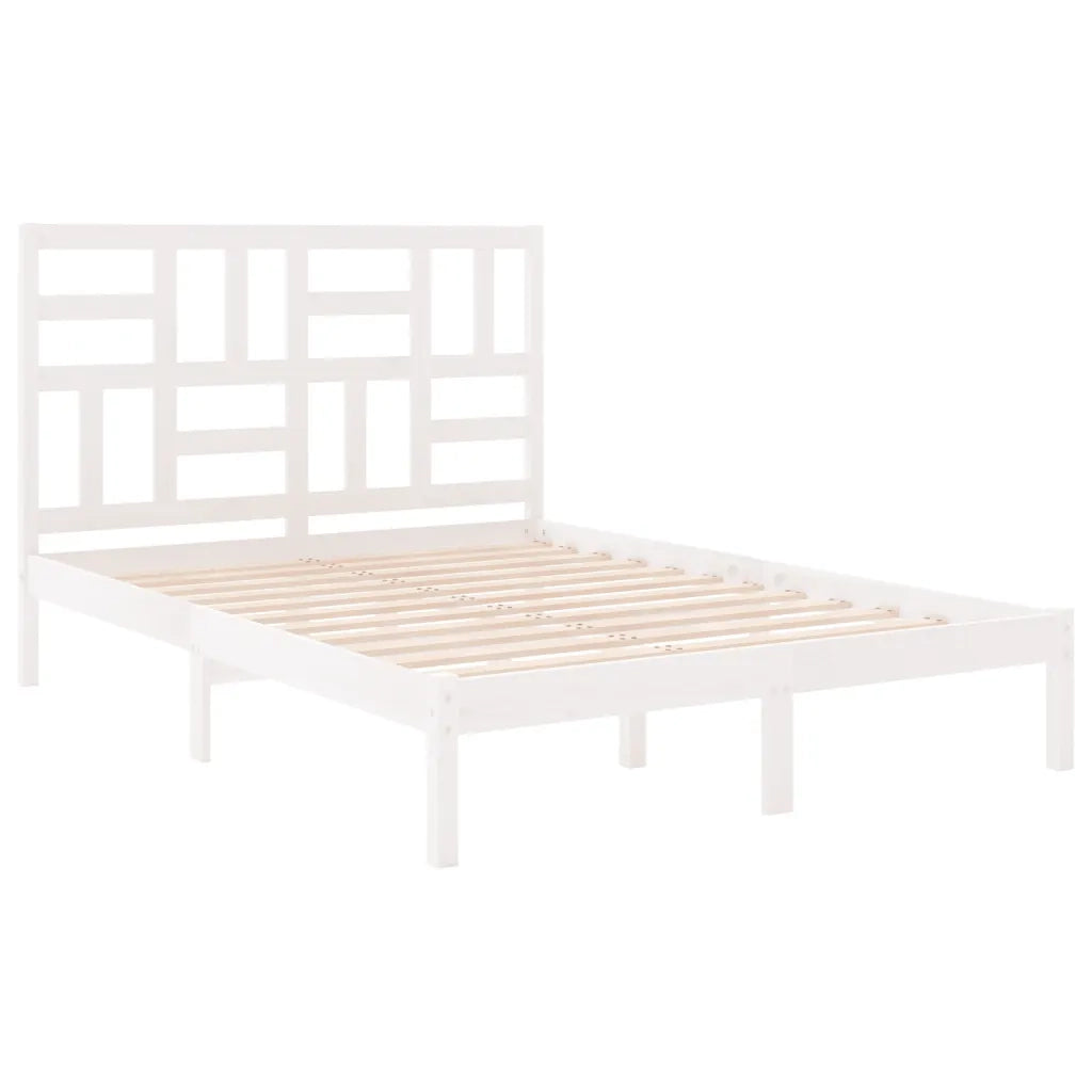 Giroletto Bianco in Legno Massello 160x200 cm cod mxl 63253