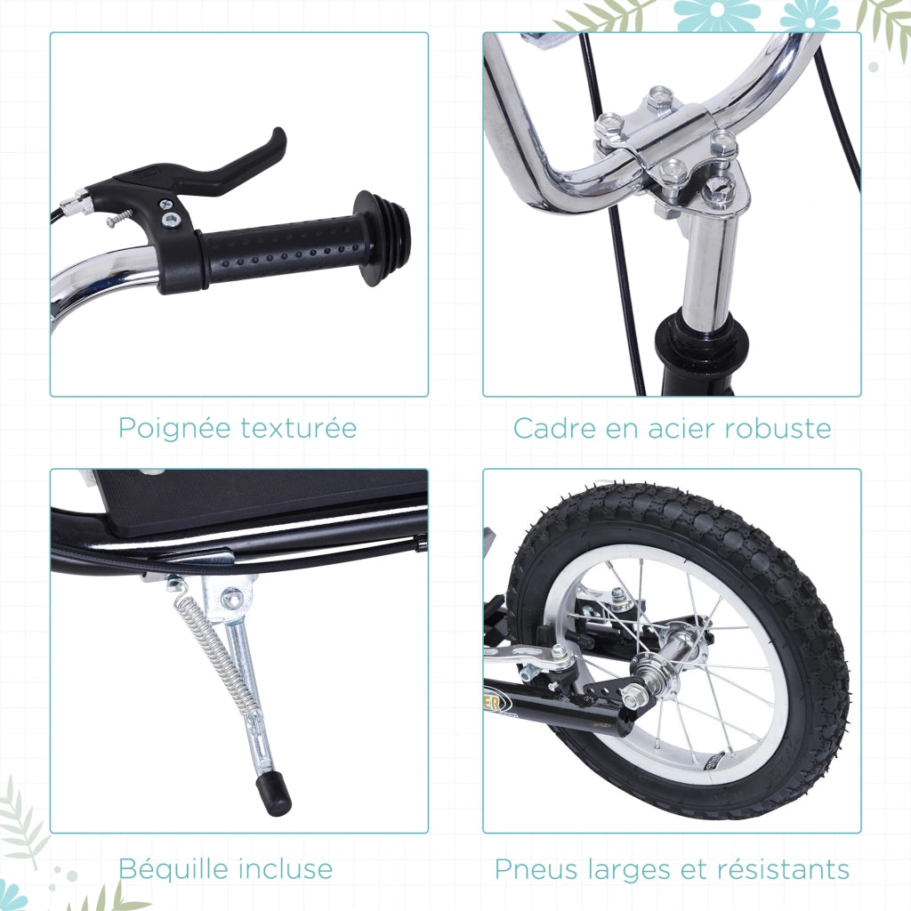 Bicicletta per Bambini ¨C zephmum ¨C Nero, Acciaio