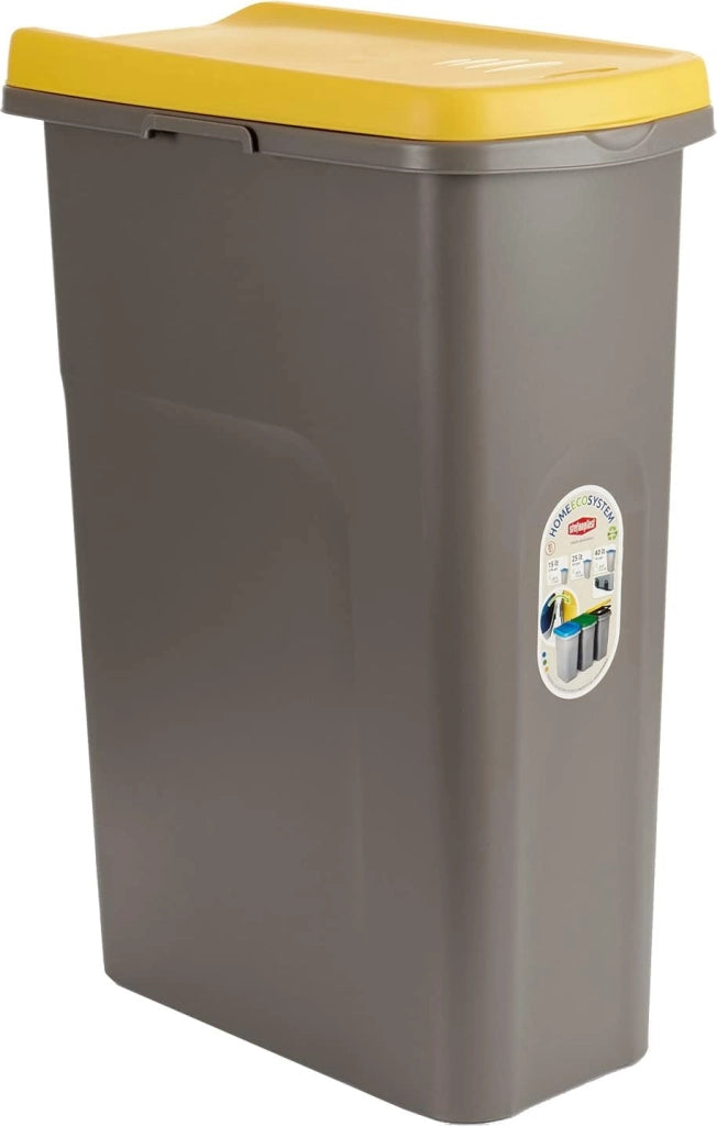 STF748 Pattumiera, Eco System, Giallo, 40 lt
