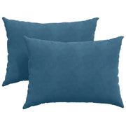 Cuscini da Divano 2 pz | Cuscini per sedie Blu 70 x 50 cm Tessuto in Cords