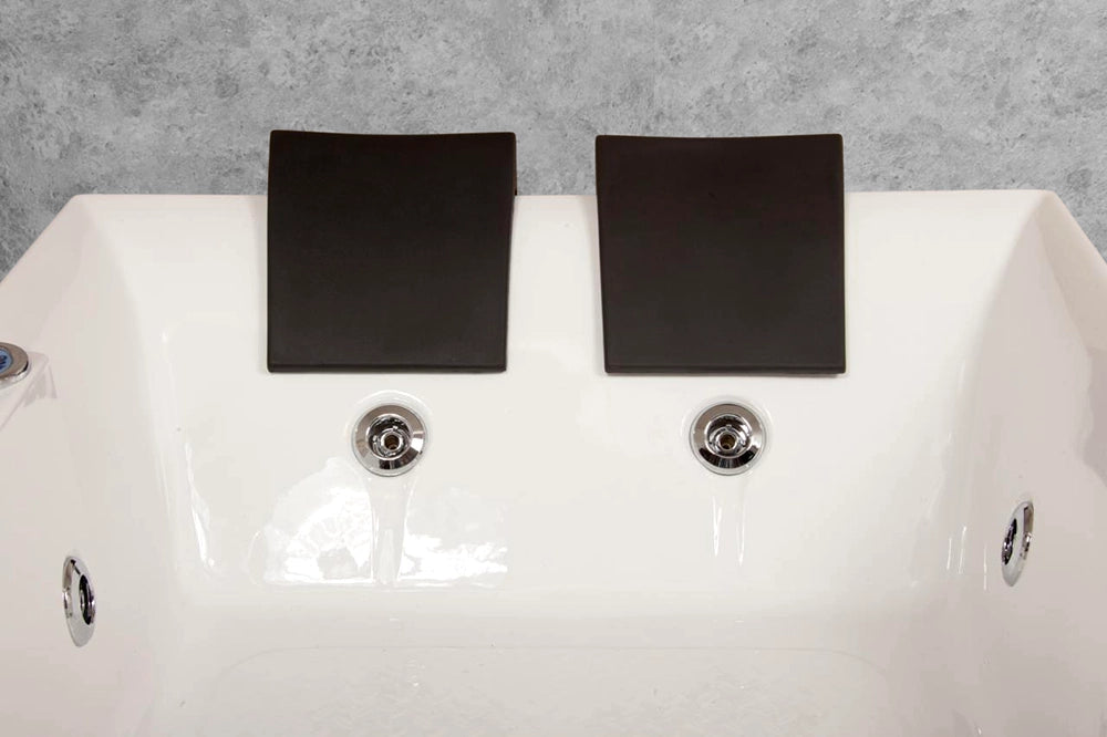 Vasca idromassaggio 185x123 cm da interno con idroterapia e cromoterapia | Imagine Eco