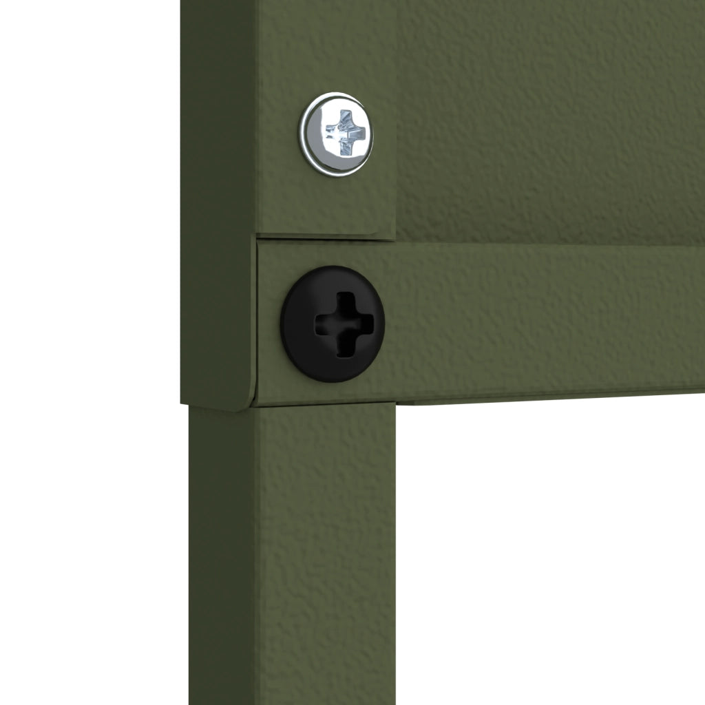 vidaXL Pannello Decorativo da Giardino Altro Oliver verde 32 x 140 cm