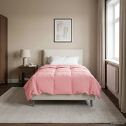 Duvet Invernale Trapuntato Rosa 140 x 220 cm Microfibra 42026115