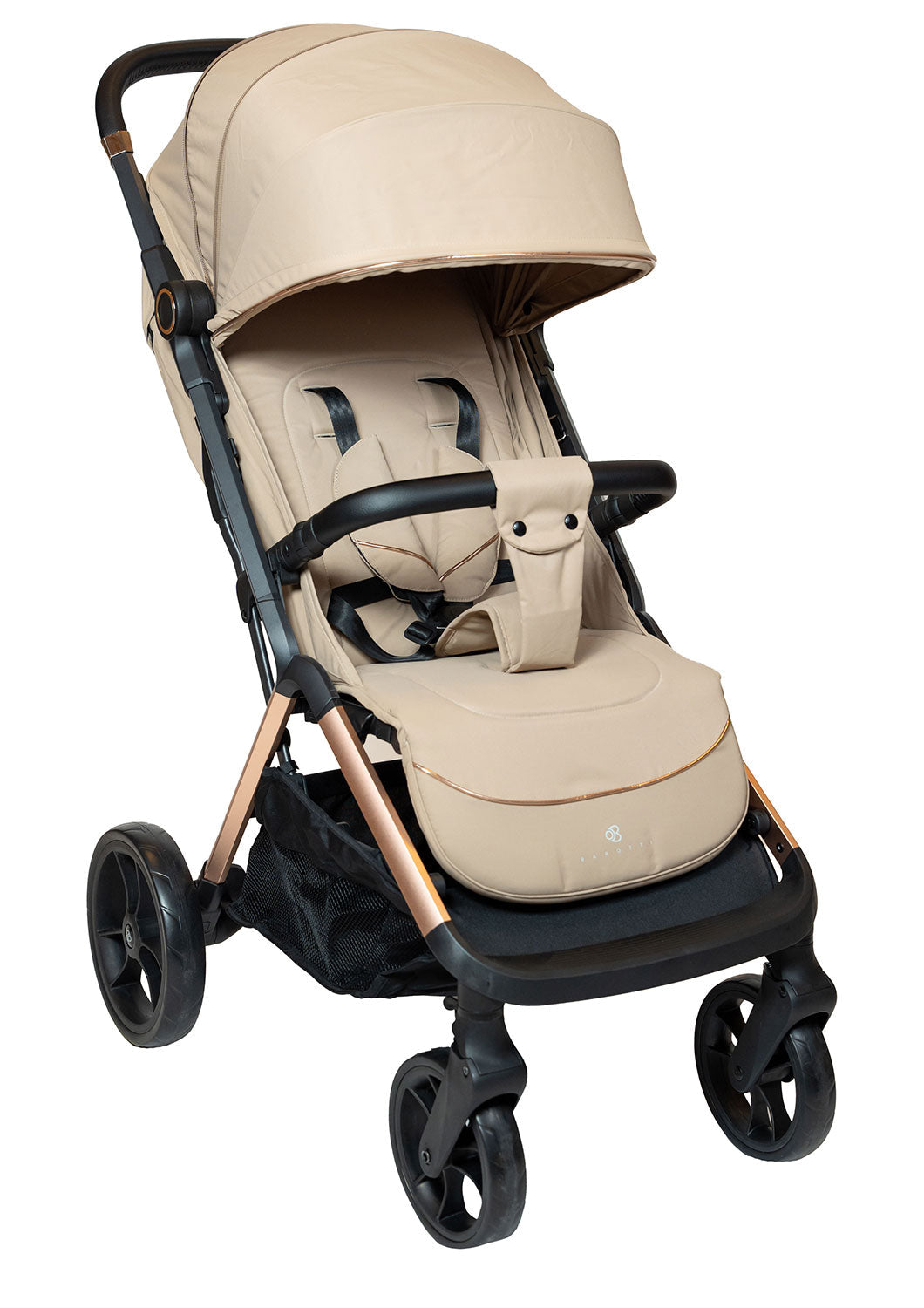 Passeggino Pieghevole Chiusura Automatica per Bambini Barotti Mega Beige