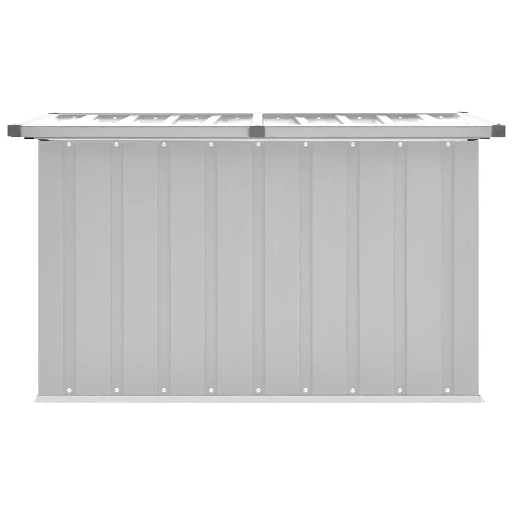 Baule da Giardino Grigio 109x67x65 cm 46258