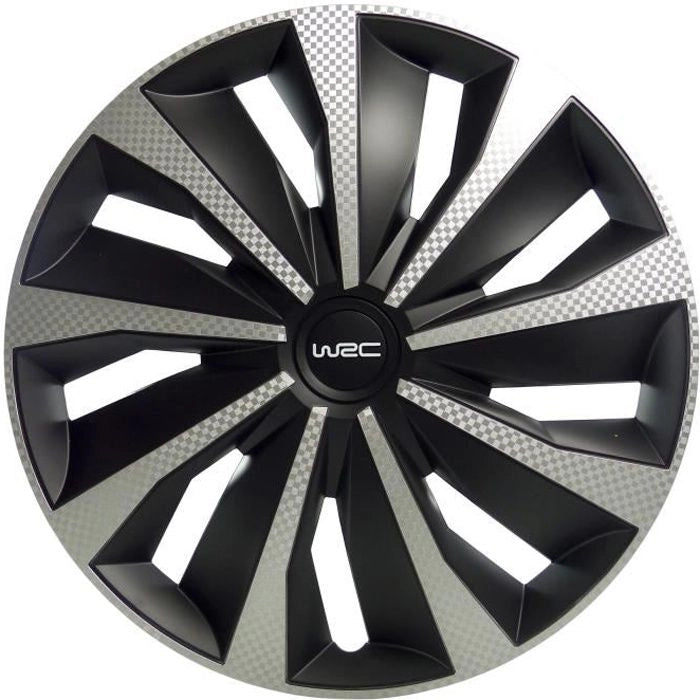 Scatola WRC 4 coprimozzi 16 stile carbonio