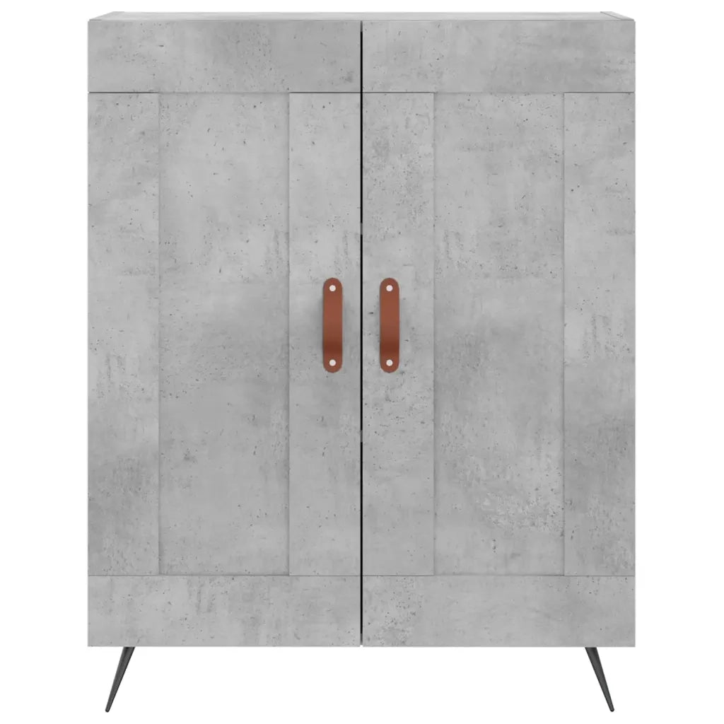 Credenza Grigio Cemento 69,5x34x180 cm in Legno Multistrato 3195767
