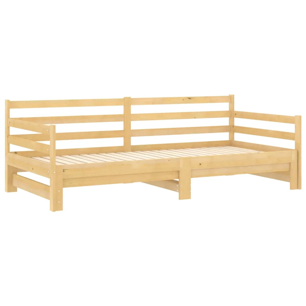 Dormeuse Estraibile 2x(90x200) cm in Legno Massello di Pino 3083659