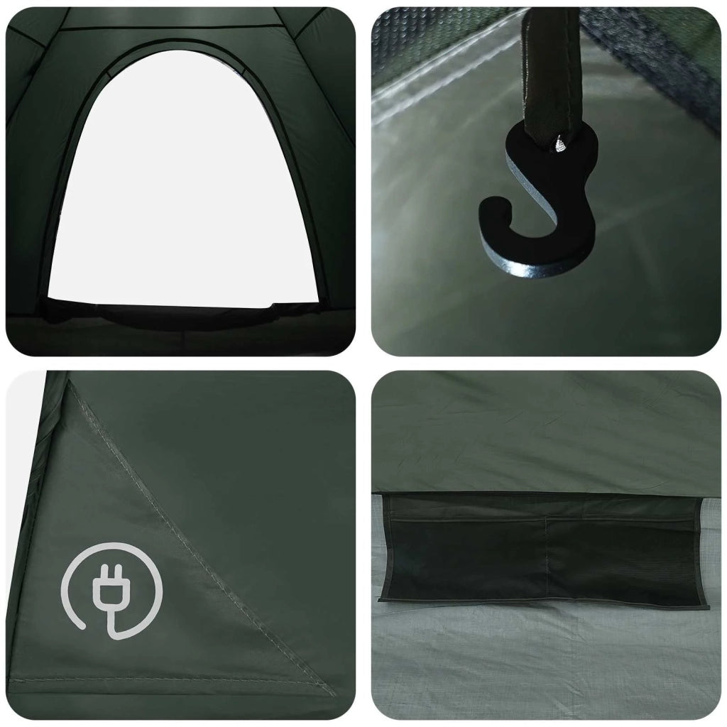 Tenda da campeggio con tetto Verde militare 190 x 140 x 105 cm 42028630