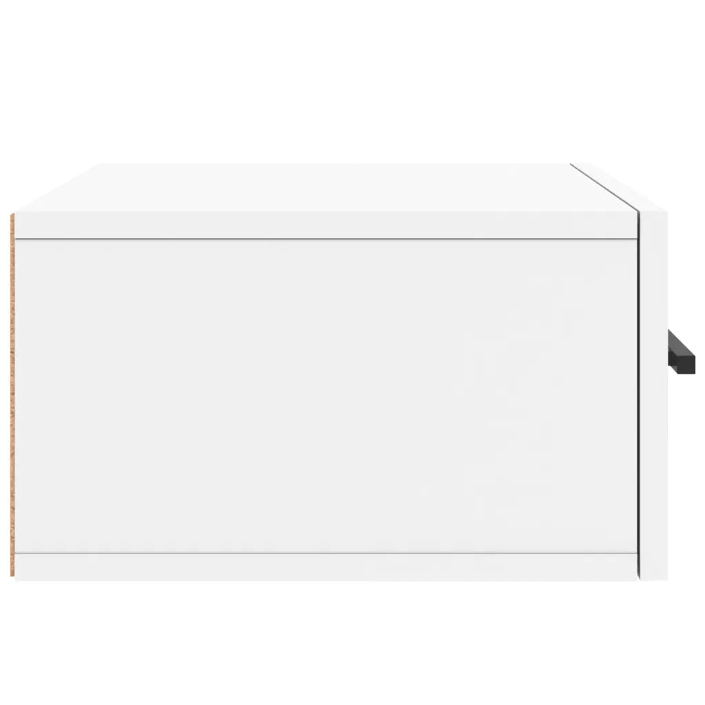 Comodini a Muro 2 pz Bianchi 35x35x20 cm 829869