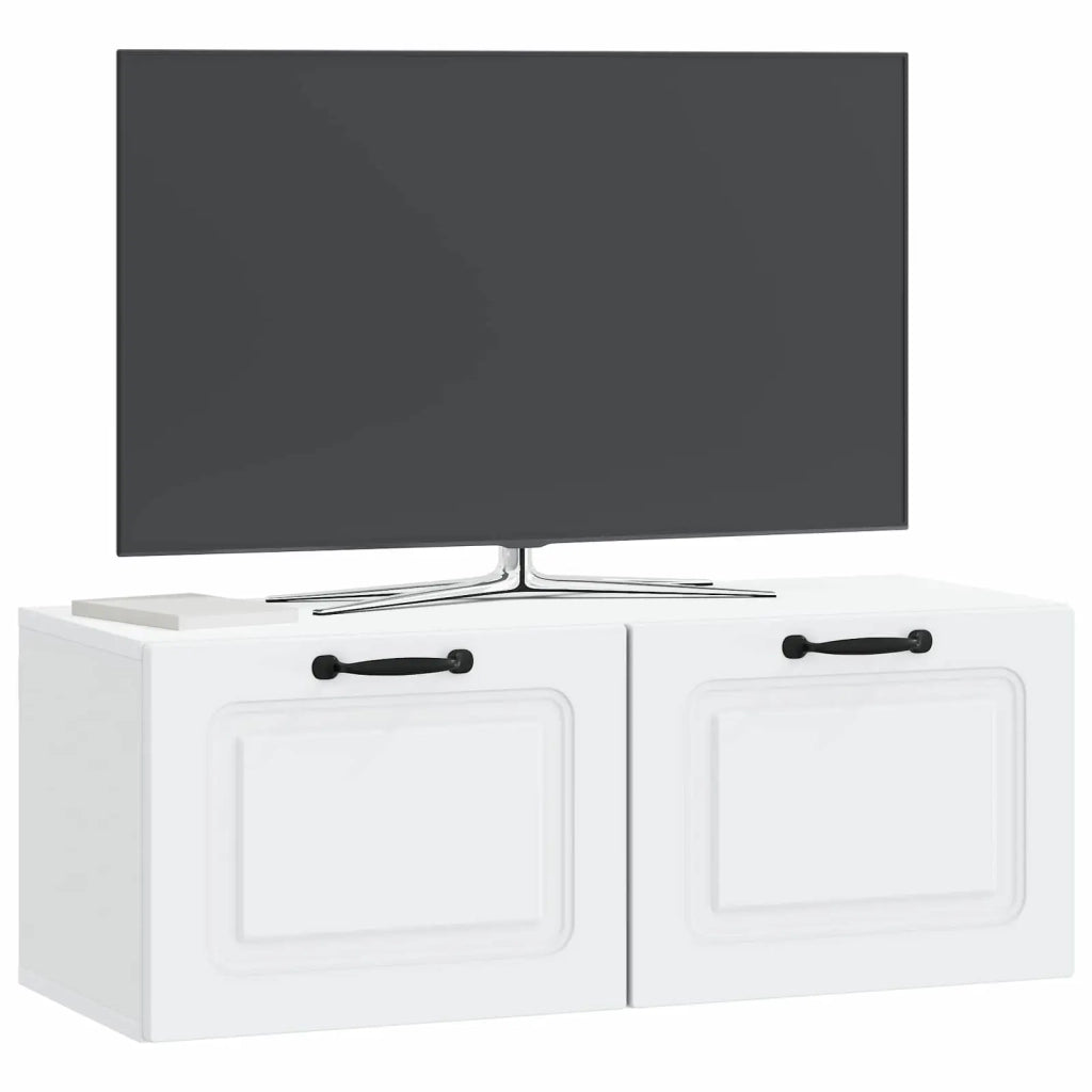 Mobile Porta TV da Muro Bianco 78,5 x 31 x 30 cm 899395