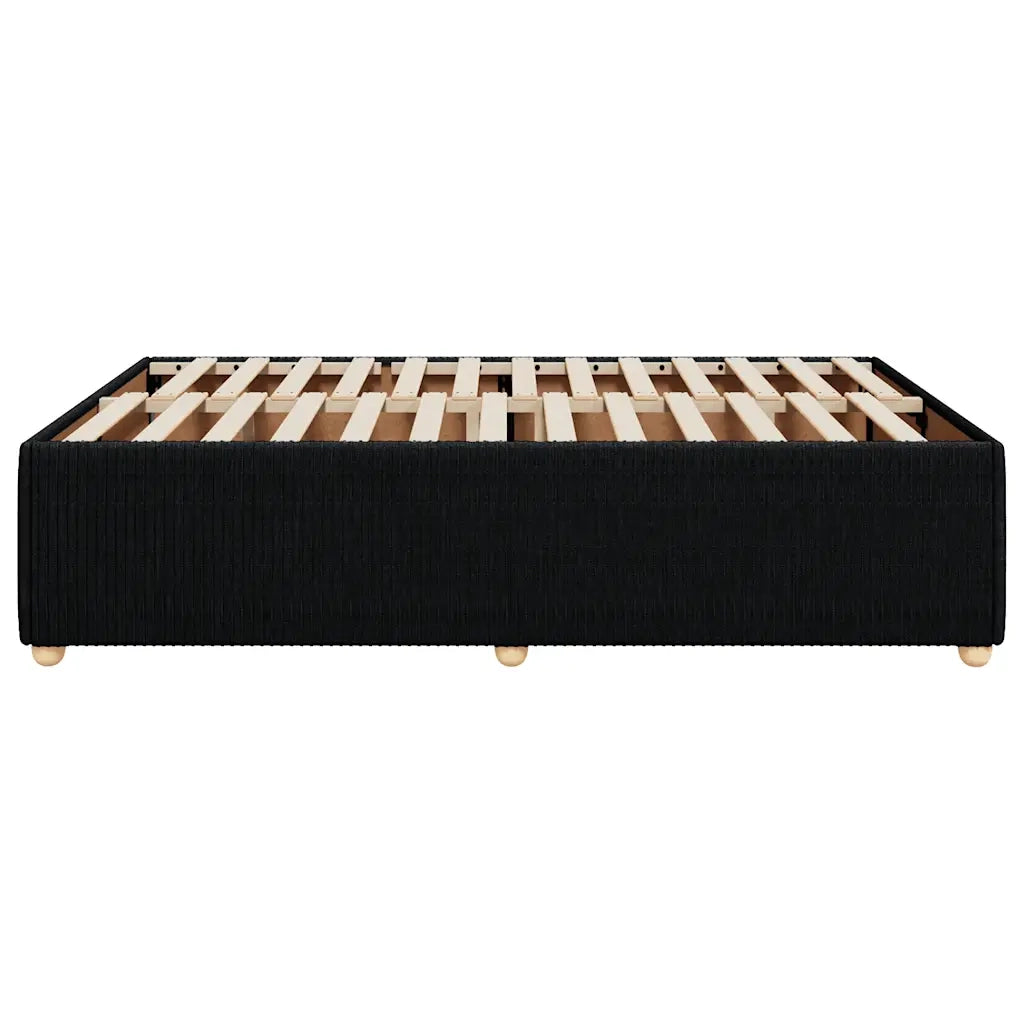 Giroletto senza Materasso Nero 140x190 cm in Tessuto 3284937