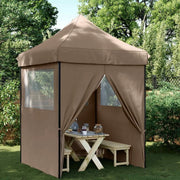 Tenda Party Marrone 200 x 200 x 306 cm Tessuto Oxford