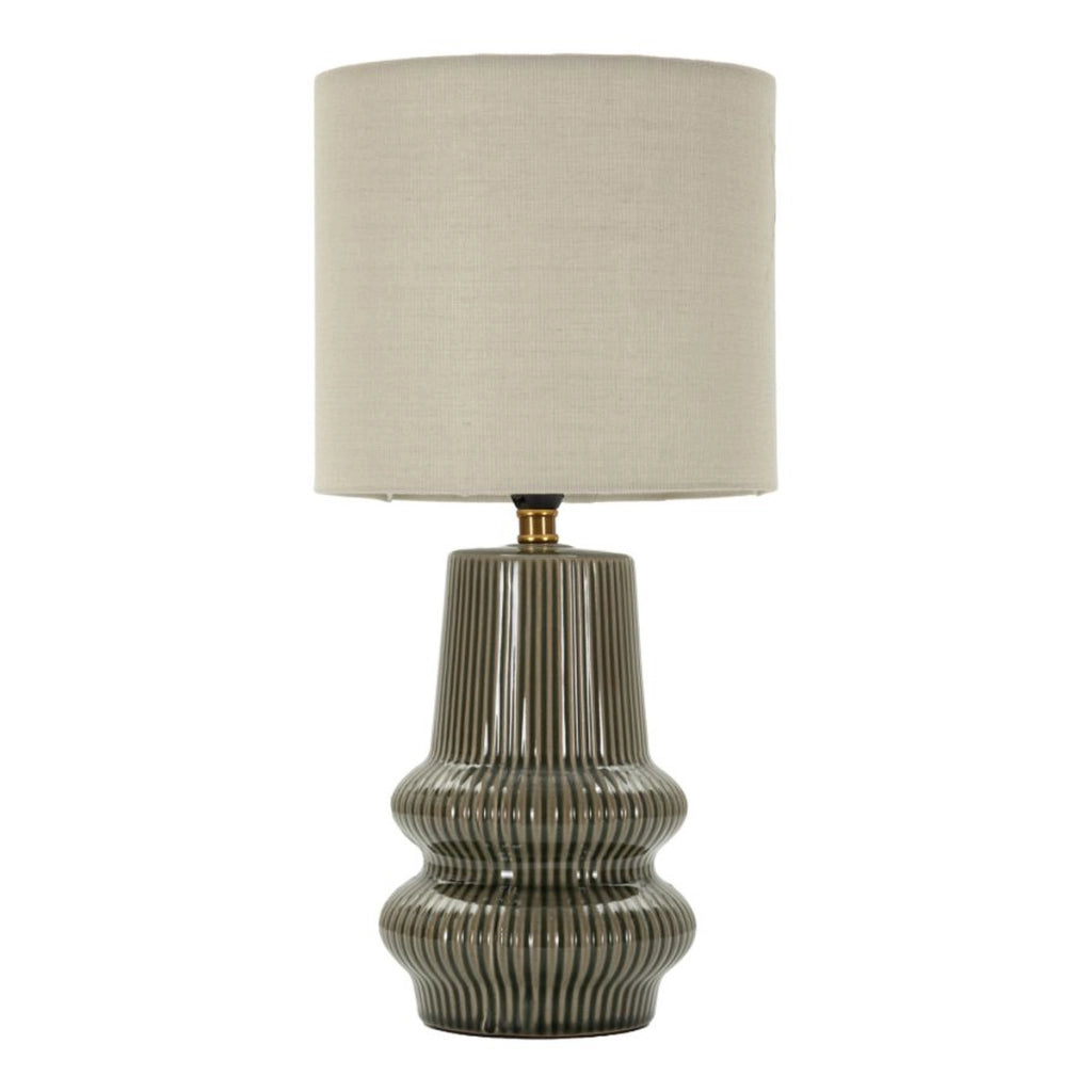 Lampada da tavolo Harmony in ceramica verde