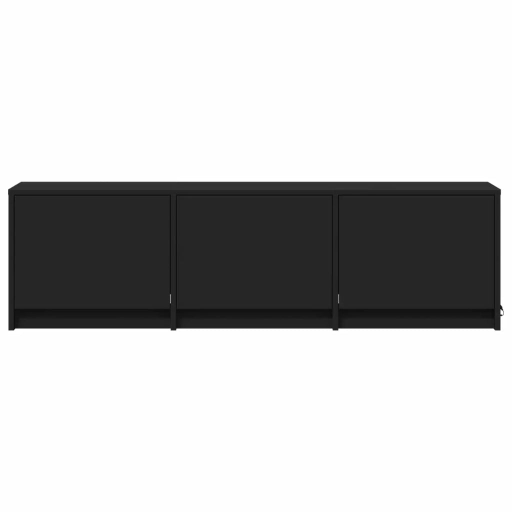Mobile TV con LED Nero 140 x 34 x 40 cm Legno ingegnerizzato 3418706