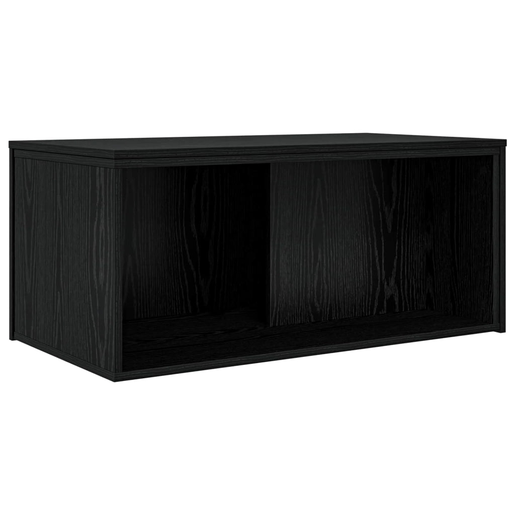 Set di Tavolini da Caffè 2 pcs Rovere Nero Legno multistrato 8000261