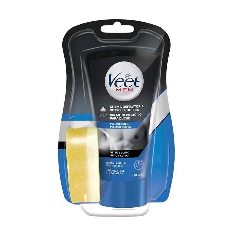 VEET CREMA DEPILATORIA FOR MEN 150 ML SOTTO LA DOCCIA PELLI SENSIBILI