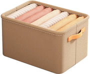 Set di tre armadi a tre cassetti (piccolo, medio e grande), adatto per l'archiviazione di abbigliamento, armadi, armadi pieghevoli, jeans, magliette e altri oggetti in cassetti.