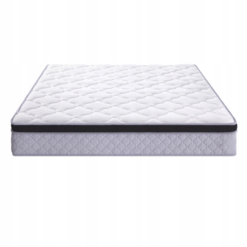 Materasso a Molle 140x200 cm Spessore 25 cm H3 con Supporto Ergonomico per Letto Matrimoniale