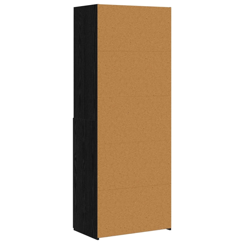Libreria Rovere nero 30 x 42.4 x 185.2 cm 3446620
