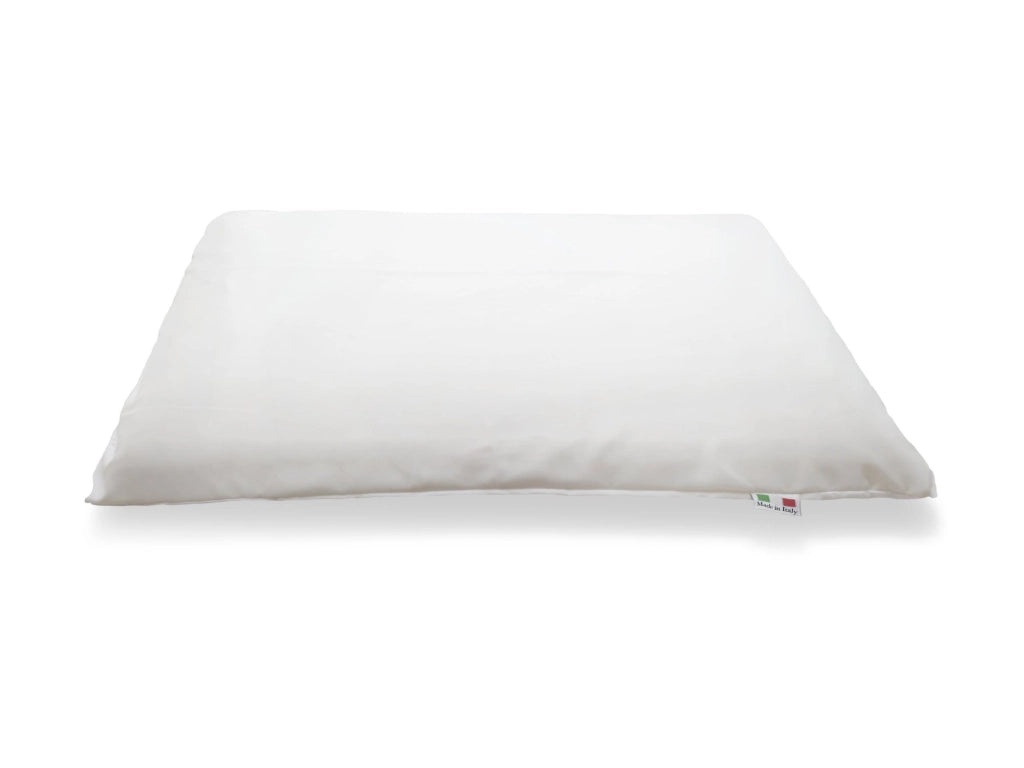 Cuscino Coral, Guanciale Indeformabile Antimuffa Antibatterico Anallergico Made in Italy, 11h cm Bianco