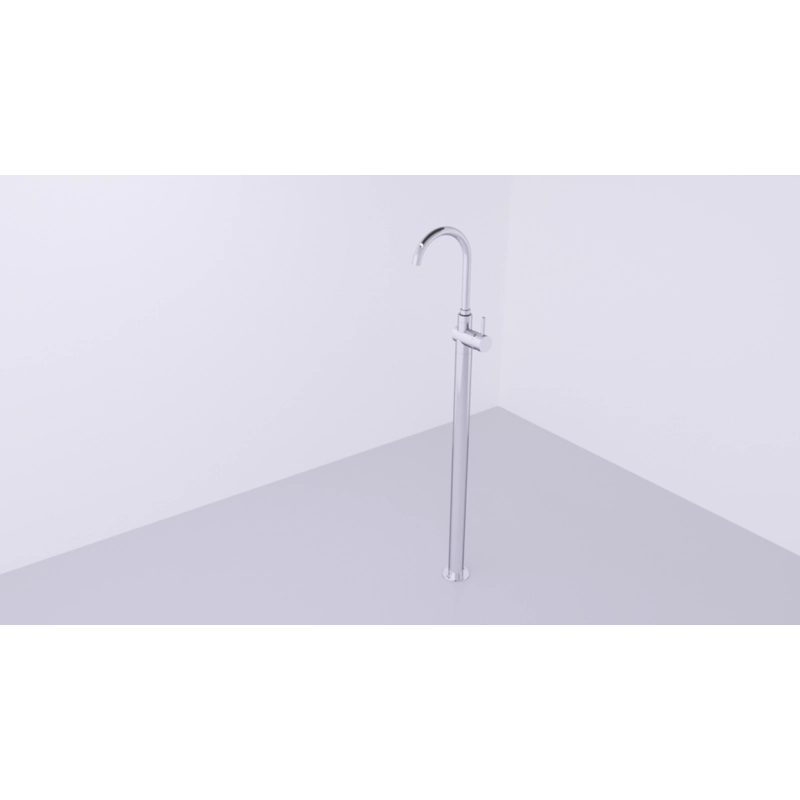 SEINA miscelatore lavabo a colonna in ottone cromato H.