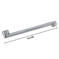 Miscelatore rubinetto a muro per lavello cucina erogazione orientabile *** confezione 1