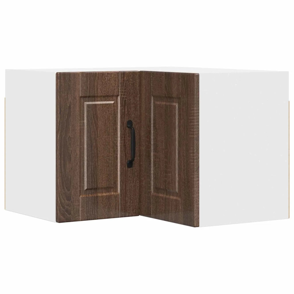 Mobile angolare per parete PORTO Rovere Marrone 57 x 57 x 40 cm