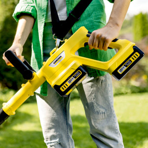 KARCHER Tagliaerba a batteria LTR 3-18 Dual - Piattaforma batteria: Piattaforma Battery Power+ 18 V  - Diametro di taglio: 30 cm - Taglierina più resistente: Linea di testa