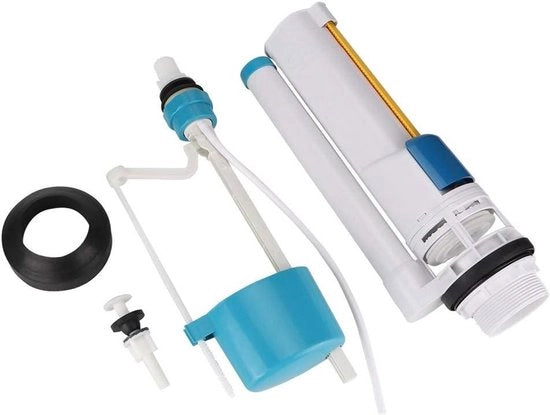 Kit di riparazione completo per wc con doppia vasca - set di accessori per la riparazione del rubinetto di scarico - diametro 285 mm