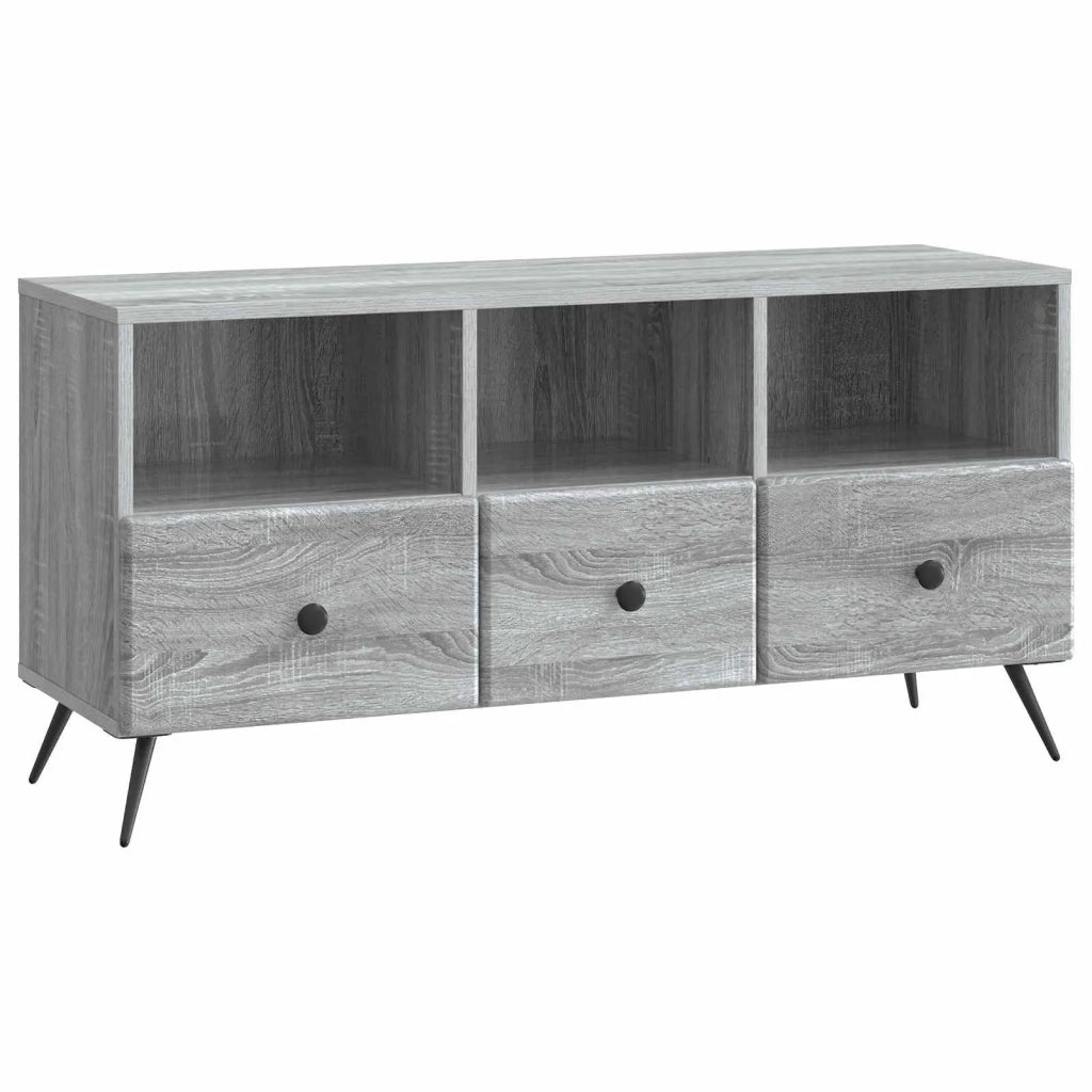 Mobile TV Grigio Sonoma 102 x 34,5 x 50 cm Legno ingegnerizzato 895601