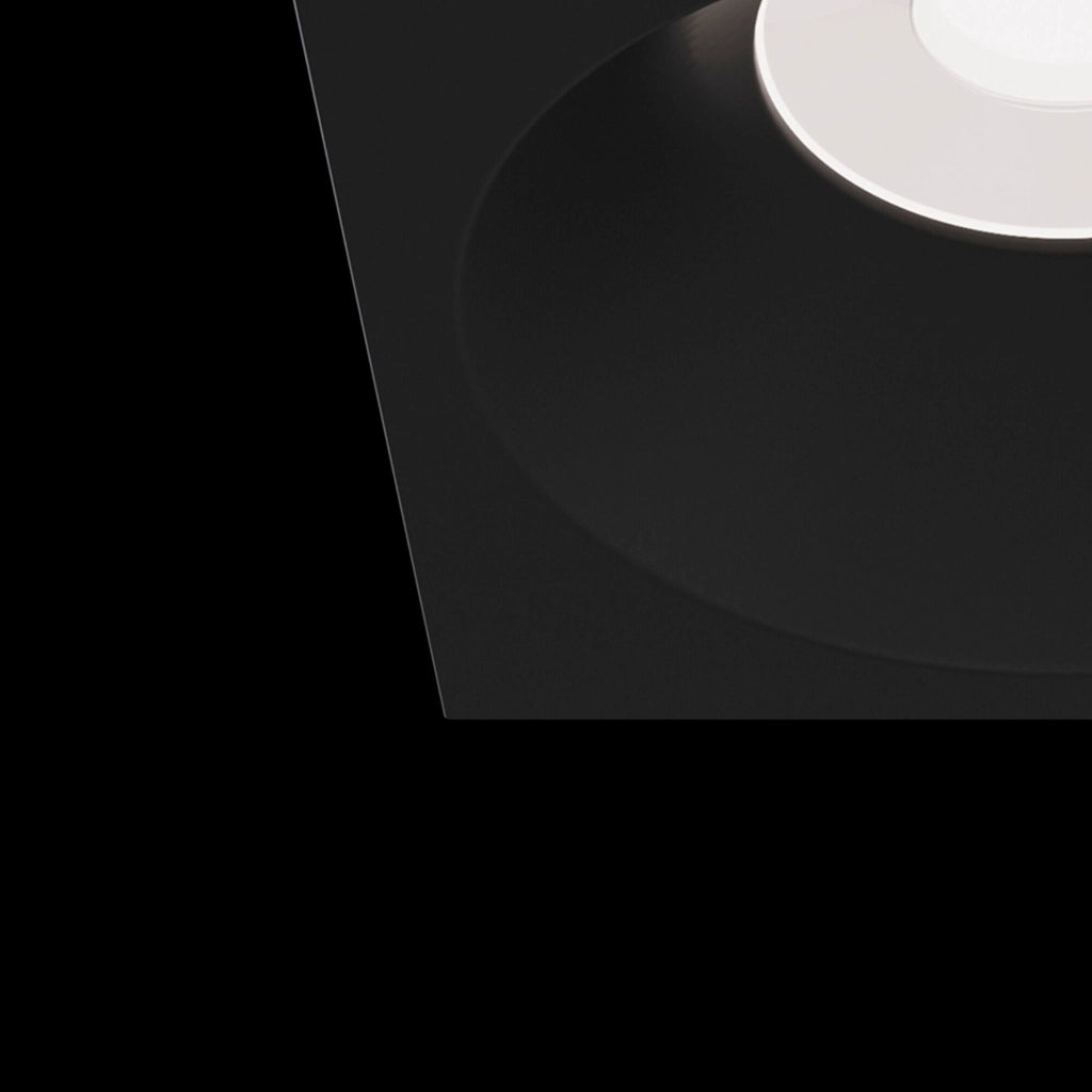 Faretto da incasso Downlight in Alluminio Zoom Nero