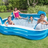56475NP - Piscina Family 4 Sedili Cm 229X229X66