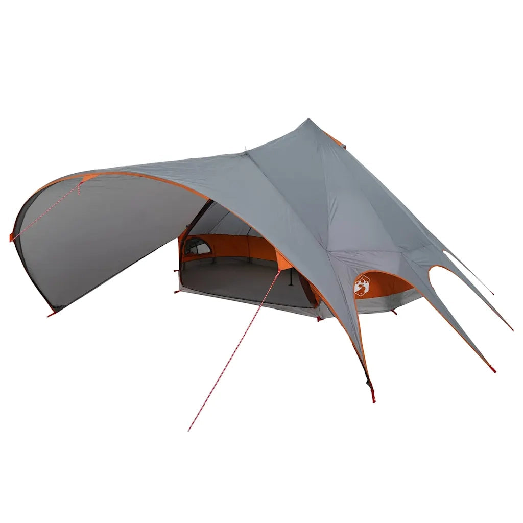 Tenda Teepee per 7 Persone con tetto Grigio e arancione 42004016
