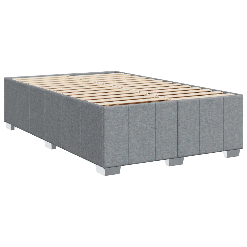 Letto box spring con materasso Grigio Chiaro 120 x 200 cm 3451185