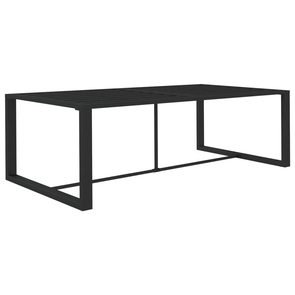 Set Divani da Giardino 7 pz con Cuscini in Alluminio Antracite cod mxl 35800