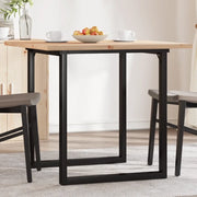 Tavolo da Pranzo Telaio a O 90x90x75,5 cm Legno Pino e Acciaio 3282740