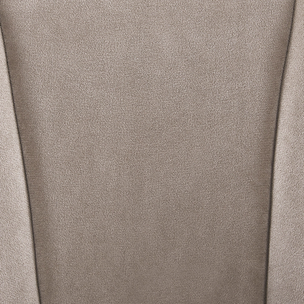 Poltrona in velluto beige con base in metallo dorato Sedia a vasca con tondo Glam Retro Living Room
