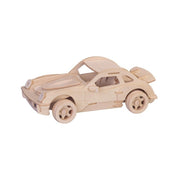 Trade Shop - Puzzle 3d Legno Automobile Auto Macchina Modellino Modellismo Collezione -