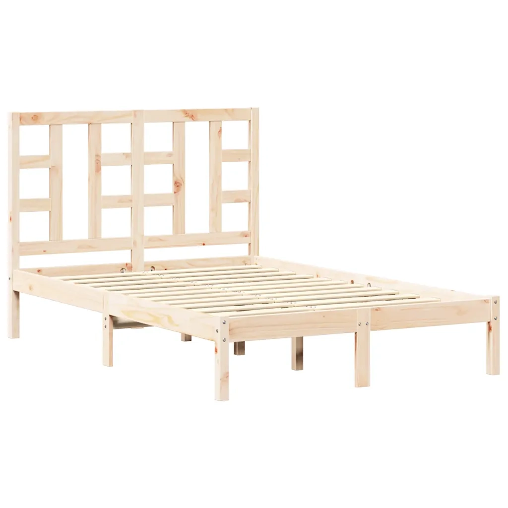 Giroletto-Struttura Letto in Legno Massello 120x190 cm Small Double 885974
