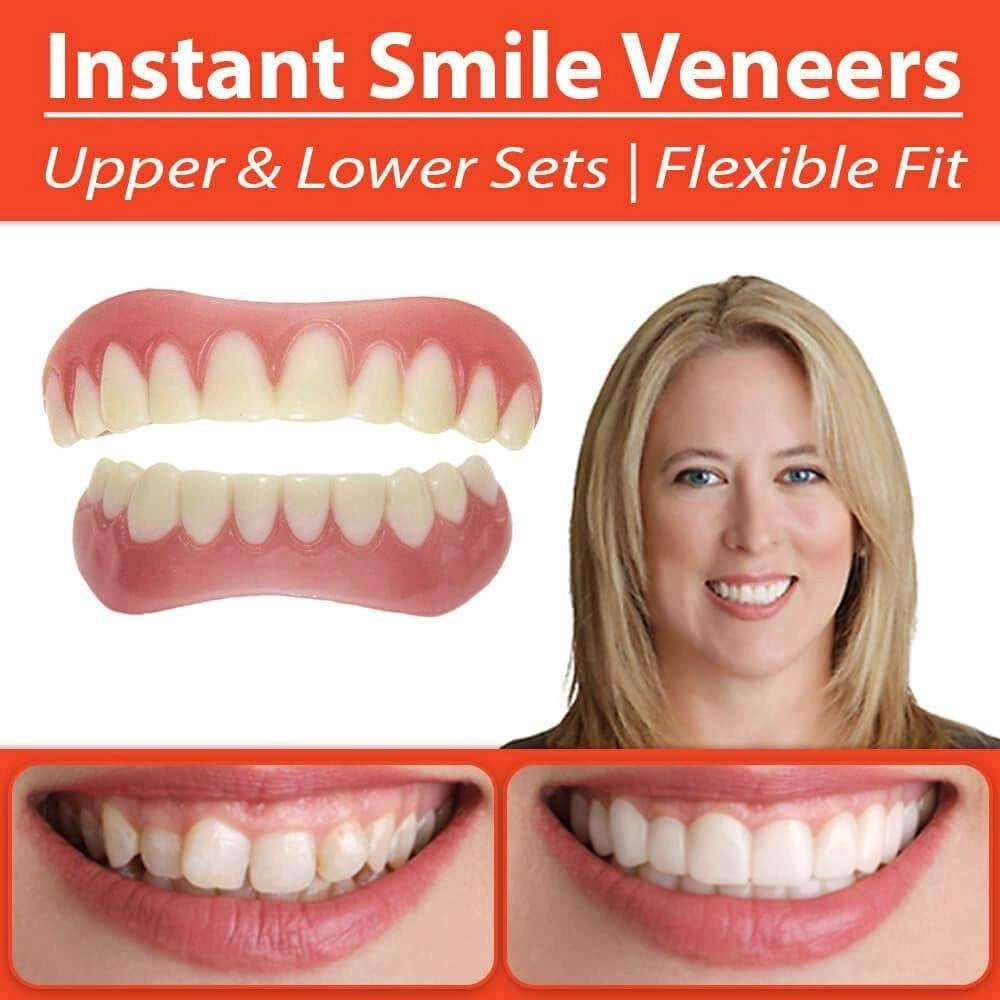 Trade Shop - Dentiera Protesi Dentale Denti Finti Perfetti Riutilizzabile Smontabile Sorriso -