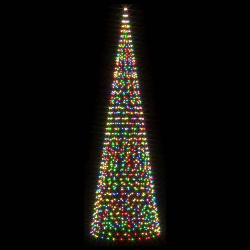 Luci per albero di Natale con picchetti e asta per bandiera 3468894