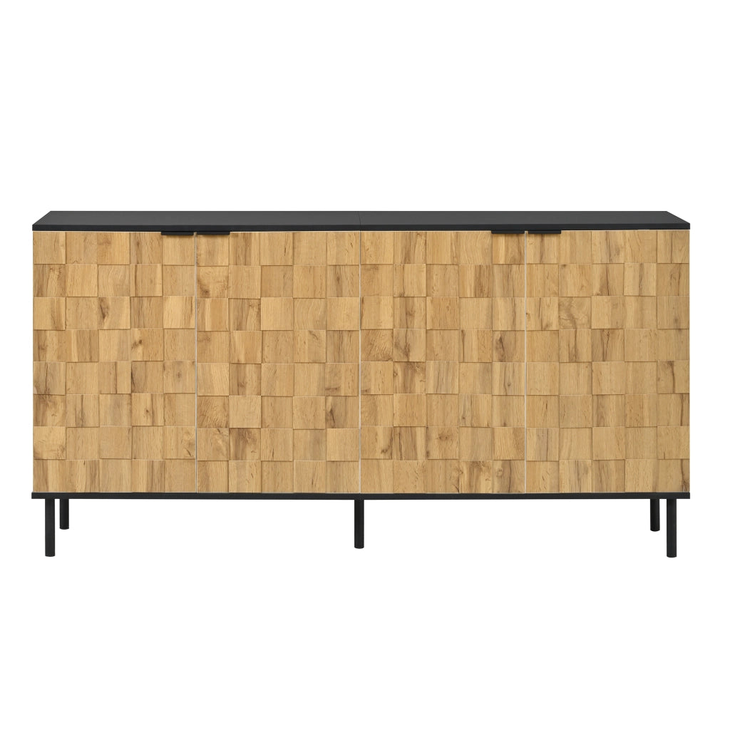 Credenza 2 Ante ¨C Xylo ¨C Legno, Metallo, Truciolato