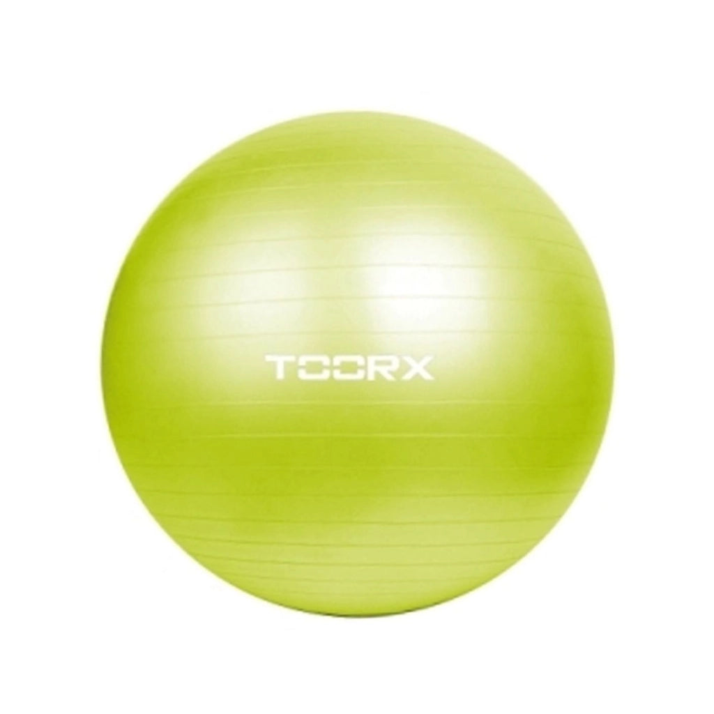 Toorx Pallone da Ginnastica 65 cm Verde Antiscoppio con Pompa Inclusa