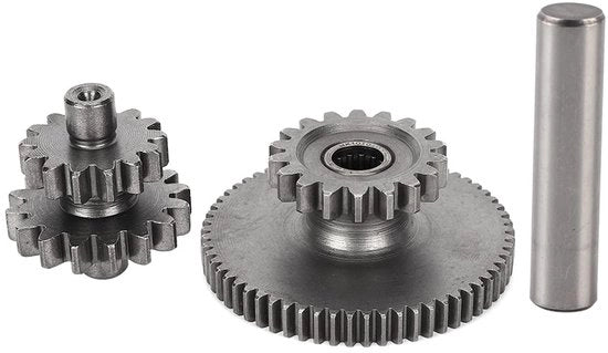 Reductietandwiel 17T - Adatto per Motocicli/ATV/Quad - Acciaio Inossidabile - Duraturo - Prestazioni Migliorate - Funzionalità Ottimale - Set di Tandoli