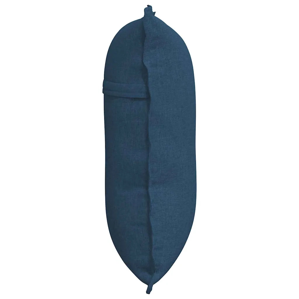 Cuscino per Schiena | Cuscino dorsale Blu 60 x 19 x 50 cm Tessuto